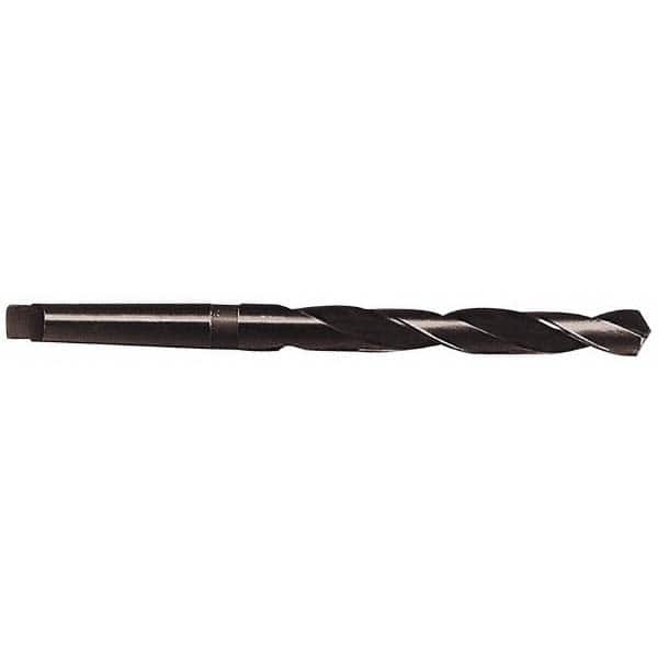Hertel - 2-3/4", 5MT 118° Point High Speed Steel Taper Shank Drill Bit - Apex Tool & Supply
