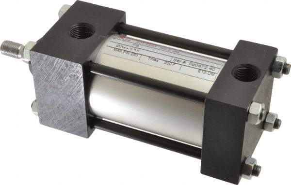 Norgren - 2" Stroke x 2" Bore Single Acting Air Cylinder - 3/8 Port, 7/16-20 Rod Thread, 250 Max psi, -20 to 200°F - Apex Tool & Supply