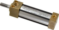 Norgren - 2" Stroke x 3/4" Bore Single Acting Air Cylinder - 1/8 Port, 5/16-18 Rod Thread, 150 Max psi, -20 to 200°F - Apex Tool & Supply