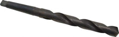 Interstate - 49/64", 2MT 118° Point High Speed Steel Taper Shank Drill Bit - Oxide Finish, 5-1/2" Flute Length, 9-3/8" OAL, Spiral Flute - Apex Tool & Supply