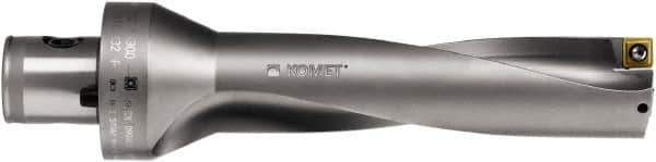 Komet - 150mm Max Drill Depth, 3xD, 50mm Diam, Indexable Insert Drill - 4 Inserts, ABS 63 Modular Connection Shank - Apex Tool & Supply