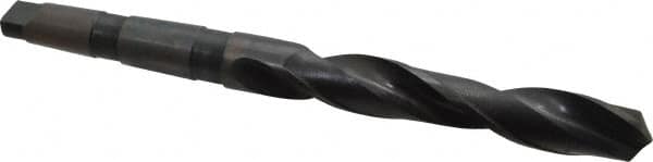 Interstate - 1-9/32", 4MT 118° Point High Speed Steel Taper Shank Drill Bit - Apex Tool & Supply