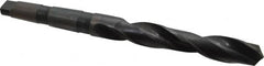 Interstate - 1-9/32", 4MT 118° Point High Speed Steel Taper Shank Drill Bit - Apex Tool & Supply