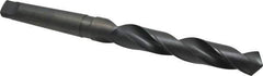 Interstate - 1-19/64", 4MT 118° Point High Speed Steel Taper Shank Drill Bit - Oxide Finish, 8-5/8" Flute Length, 14-1/4" OAL, Spiral Flute - Apex Tool & Supply