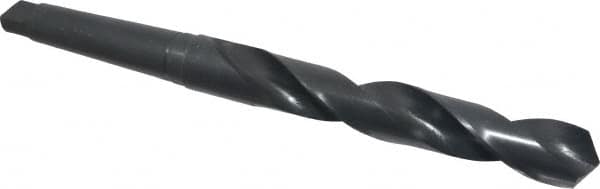 Interstate - 1-3/8", 4MT 118° Point High Speed Steel Taper Shank Drill Bit - Apex Tool & Supply