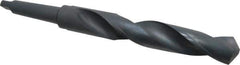Interstate - 1-25/32", 4MT 118° Point High Speed Steel Taper Shank Drill Bit - Oxide Finish, 8-1/2" Flute Length, 14-3/8" OAL, Spiral Flute - Apex Tool & Supply