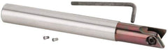 Kennametal - 1" Cut Diam, Indexable Square Shoulder End Mill - Apex Tool & Supply
