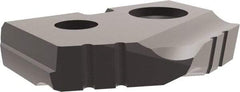Allied Machine and Engineering - 1/2" Diam x 3/32" Thick, Seat Code Z, 132° Included Angle Spade Drill Insert - Diamond Coated, Carbide, Series T-A - Apex Tool & Supply
