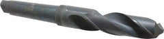 Interstate - 2-3/32", 5MT 118° Point High Speed Steel Taper Shank Drill Bit - Oxide Finish, 10-1/4" Flute Length, 17-3/8" OAL, Spiral Flute - Apex Tool & Supply