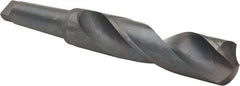 Interstate - 2-1/4", 5MT 118° Point High Speed Steel Taper Shank Drill Bit - Oxide Finish, 9-1/4" Flute Length, 16-5/8" OAL, Spiral Flute - Apex Tool & Supply