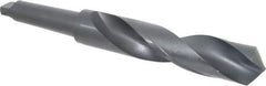 Interstate - 2-3/8", 5MT 118° Point High Speed Steel Taper Shank Drill Bit - Oxide Finish, 9-1/2" Flute Length, 16-7/8" OAL, Spiral Flute - Apex Tool & Supply