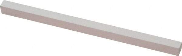 Norton - 900 Grit Aluminum Oxide Square Polishing Stone - Super Fine Grade, 1/4" Wide x 6" Long x 1/4" Thick - Apex Tool & Supply