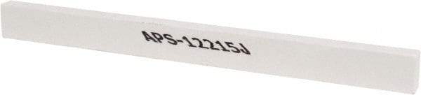 Norton - 900 Grit Aluminum Oxide Rectangular Polishing Stone - Super Fine Grade, 1/2" Wide x 6" Long x 1/4" Thick - Apex Tool & Supply