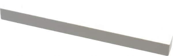 Norton - 900 Grit Aluminum Oxide Square Polishing Stone - Super Fine Grade, 1/2" Wide x 6" Long x 1/2" Thick - Apex Tool & Supply
