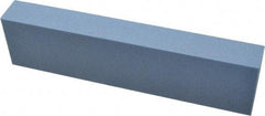 Norton - 80 Grit Aluminum Oxide Rectangular Polishing Stone - Medium Grade, 2" Wide x 8" Long x 1" Thick - Apex Tool & Supply