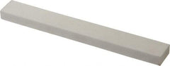 Norton - 100 Grit Aluminum Oxide Rectangular Polishing Stone - Fine Grade, 1" Wide x 8" Long x 1/2" Thick - Apex Tool & Supply