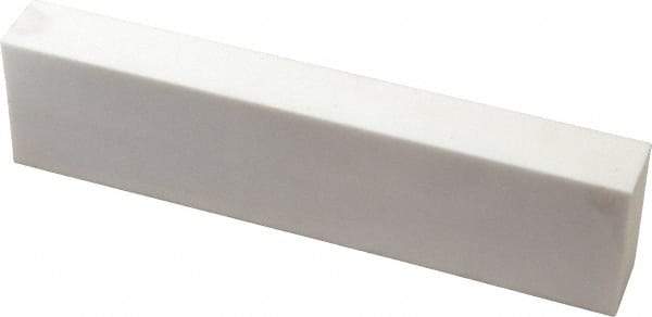 Norton - 100 Grit Aluminum Oxide Rectangular Polishing Stone - Fine Grade, 2" Wide x 8" Long x 1" Thick - Apex Tool & Supply