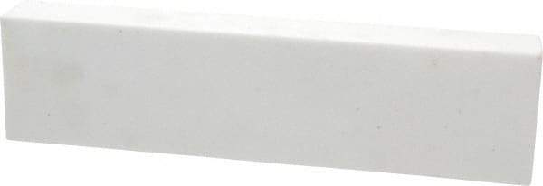 Norton - 120 Grit Aluminum Oxide Rectangular Polishing Stone - Fine Grade, 2" Wide x 8" Long x 1" Thick - Apex Tool & Supply