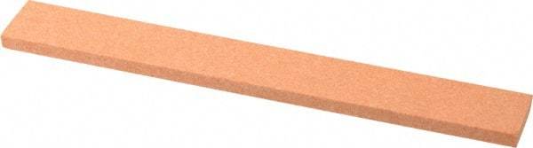 Norton - 150 Grit Aluminum Oxide Rectangular Polishing Stone - Very Fine Grade, 1" Wide x 8" Long x 1/4" Thick - Apex Tool & Supply