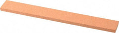Norton - 150 Grit Aluminum Oxide Rectangular Polishing Stone - Very Fine Grade, 1" Wide x 8" Long x 1/4" Thick - Apex Tool & Supply