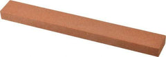 Norton - 150 Grit Aluminum Oxide Rectangular Polishing Stone - Very Fine Grade, 1" Wide x 8" Long x 1/2" Thick - Apex Tool & Supply
