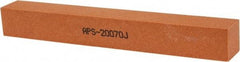 Norton - 150 Grit Aluminum Oxide Square Polishing Stone - Very Fine Grade, 1" Wide x 8" Long x 1" Thick - Apex Tool & Supply