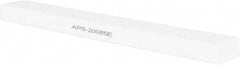 Norton - 180 Grit Aluminum Oxide Rectangular Polishing Stone - Very Fine Grade, 1" Wide x 8" Long x 1/2" Thick - Apex Tool & Supply