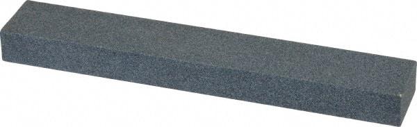 Made in USA - 120 Grit Aluminum Oxide Rectangular Polishing Stone - Fine Grade, 1" Wide x 6" Long x 1/2" Thick - Apex Tool & Supply