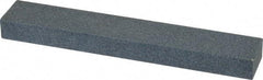 Made in USA - 120 Grit Aluminum Oxide Rectangular Polishing Stone - Fine Grade, 1" Wide x 6" Long x 1/2" Thick - Apex Tool & Supply
