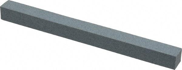 Made in USA - 180 Grit Aluminum Oxide Square Polishing Stone - Very Fine Grade, 1/2" Wide x 6" Long x 1/2" Thick - Apex Tool & Supply