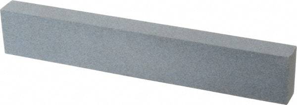Made in USA - 180 Grit Aluminum Oxide Rectangular Polishing Stone - Very Fine Grade, 1" Wide x 6" Long x 1/2" Thick - Apex Tool & Supply
