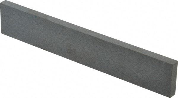 Made in USA - 220 Grit Aluminum Oxide Rectangular Polishing Stone - Very Fine Grade, 1" Wide x 6" Long x 1/4" Thick - Apex Tool & Supply