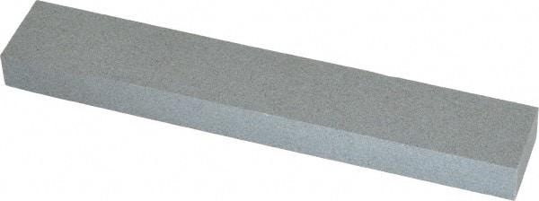 Made in USA - 220 Grit Aluminum Oxide Rectangular Polishing Stone - Very Fine Grade, 1" Wide x 6" Long x 1/2" Thick - Apex Tool & Supply