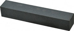 Made in USA - 220 Grit Aluminum Oxide Square Polishing Stone - Very Fine Grade, 1" Wide x 6" Long x 1" Thick - Apex Tool & Supply