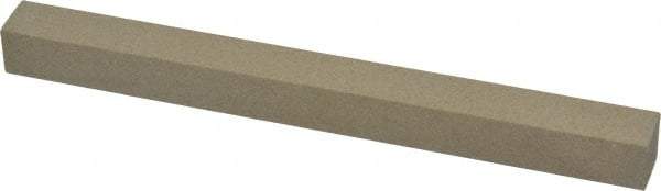 Made in USA - 320 Grit Aluminum Oxide Square Polishing Stone - Extra Fine Grade, 1/2" Wide x 6" Long x 1/2" Thick - Apex Tool & Supply