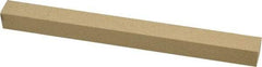 Made in USA - 400 Grit Aluminum Oxide Square Polishing Stone - Super Fine Grade, 1/2" Wide x 6" Long x 1/2" Thick - Apex Tool & Supply