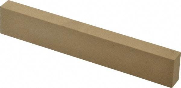 Made in USA - 400 Grit Aluminum Oxide Rectangular Polishing Stone - Super Fine Grade, 1" Wide x 6" Long x 1/2" Thick - Apex Tool & Supply
