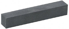 Norton - 320 Grit Silicon Carbide Square Polishing Stone - Extra Fine Grade, 1/4" Wide x 6" Long x 1/4" Thick - Apex Tool & Supply