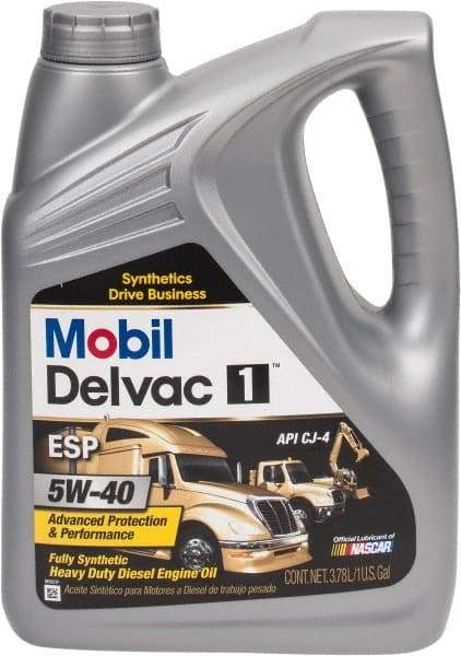 Mobil - 1 Gal Synthetic Engine Oil - Grade 5W-40 - Apex Tool & Supply