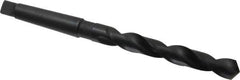 Interstate - 17mm, 2MT 118° Point High Speed Steel Taper Shank Drill Bit - Oxide Finish, 125mm Flute Length, 223mm OAL, Spiral Flute - Apex Tool & Supply