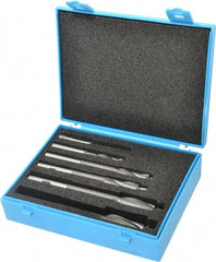 Made in USA - 3 to 10mm Socket Head Cap Screw Compatible, High Speed Steel, Solid Pilot Counterbore Set - Apex Tool & Supply