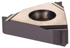 Kennametal - 16ER External Right Hand ISO Laydown Threading Insert - Grade KC5010, TiAlN Coated Carbide, 9.53mm Inscribed Circle - Apex Tool & Supply