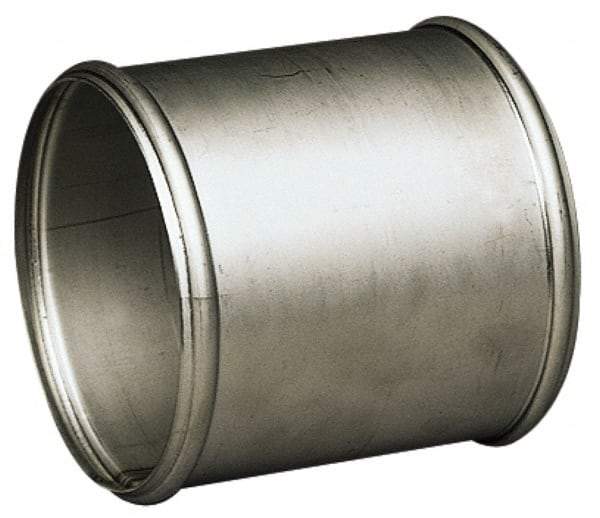 Hi-Tech Duravent - 8" ID Stainless Steel Beaded Sleeve Splice Connector - 4" Long, 20 Gage - Apex Tool & Supply
