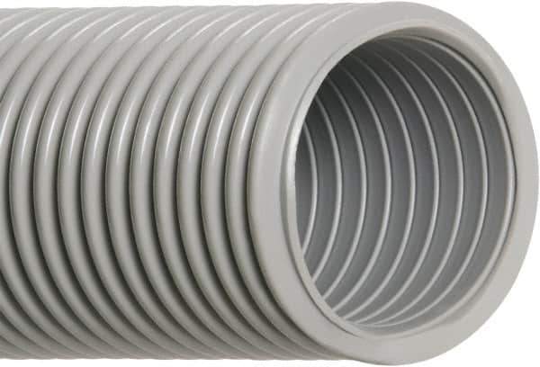 Hi-Tech Duravent - 2" ID, 18 Hg Vac Rating, 14 psi, EVA Vacuum & Duct Hose - 25' Long, Gray, 4-1/4" Bend Radius, -65 to 140°F - Apex Tool & Supply