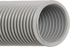 Hi-Tech Duravent - 2" ID, 18 Hg Vac Rating, 14 psi, EVA Vacuum & Duct Hose - 25' Long, Gray, 4-1/4" Bend Radius, -65 to 140°F - Apex Tool & Supply