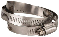 Hi-Tech Duravent - Stainless Steel Hose Clamp - 1/2" Wide x 0.02" Thick, 8-1/4" Hose, 7-1/4 to 8-5/8" Diam - Apex Tool & Supply