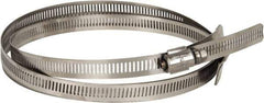 Hi-Tech Duravent - Stainless Steel Hose Clamp - 1/2" Wide x 0.02" Thick, 14" Hose, 13-1/4 to 14-3/4" Diam - Apex Tool & Supply
