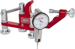 SPI - 0.0005" Graduation, 0.03" Max Meas, 0-15-0 Dial Reading, Indicator & Base Kit - 1-1/4" Dial Diam - Apex Tool & Supply