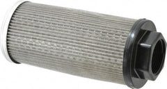 Flow Ezy Filters - 60 Mesh, 76 LPM, 20 GPM, 3.2" Diam, Female Suction Strainer without Bypass - 1-1/4 Port NPT, 7.4" Long - Apex Tool & Supply