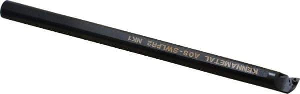 Kennametal - 15.24mm Min Bore Diam, 203.2mm OAL, 1/2" Shank Diam, A-SWLP Indexable Boring Bar - WP.. Insert, Screw Holding Method - Apex Tool & Supply